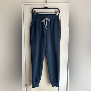 Figs Women’s Dark Harbor High Waisted Zamora Jogger Scrub Pant Small